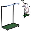Image 1 : BRAND NEW GOLF CLUB ORGANIZER STAND WITH GRASS MAT