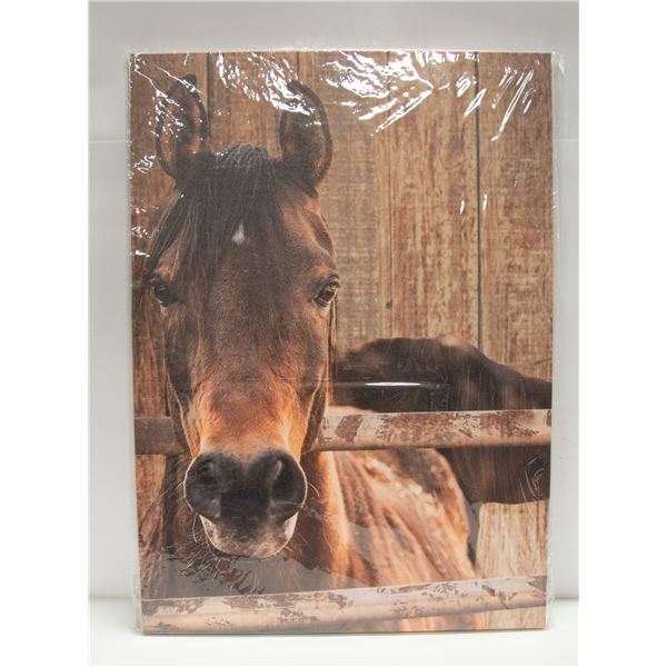 NEW HORSE WALL DECOR 20" X 28"