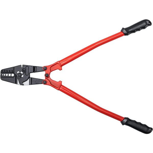 NEW VEVOR HAND SWAGER CRIMPER TOOL, 24", SIZE 1-5