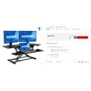 Image 1 : NEW ELECTRIC SIT-STAND DESK CONVERTER, BLACK