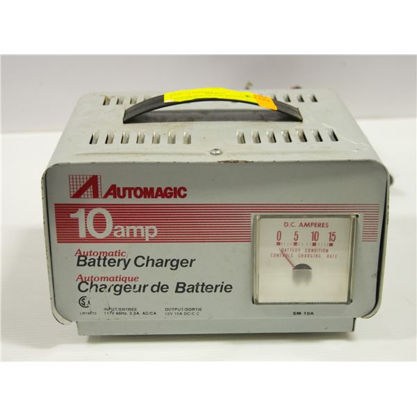 AUTOMAGIC 10 AMP BATTERY CHARGER