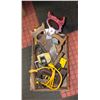 Image 1 : BOX OF TOOLS INCLUDES HAND SAWS