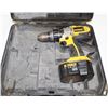 Image 1 : DEWALT 14.4 VOLT CORDLESS DRILL NO CHARGER