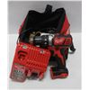 Image 1 : 1 MILWAUKEE 18V CORDLESS DRILL WITH 2 BATTERIES &