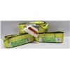 Image 1 : 3 NEW CONTINENTAL NYLON SLINGS 4" X 16' LONG