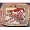 Image 1 : BOX OF PIPE WRENCHES