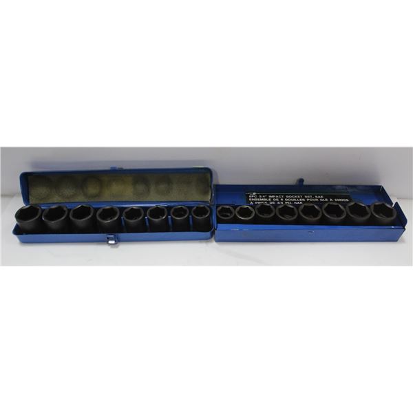 2 HEAVY DUTY SOCKET SETS