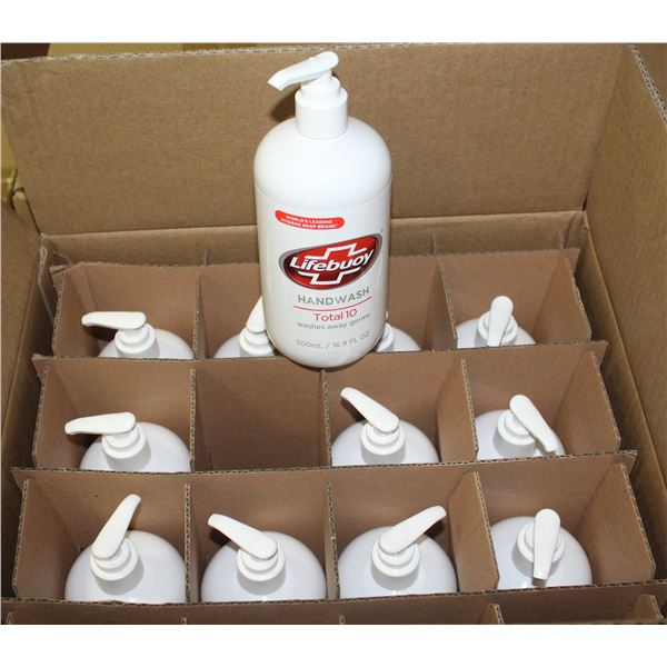 CASE WITH 12 LIFEBUOY HANDWASH