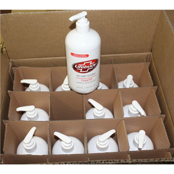 CASE WITH 12 LIFEBUOY HANDWASH