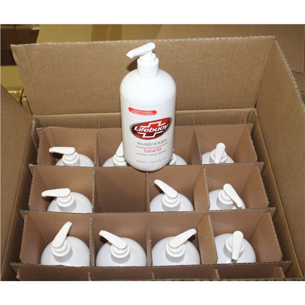 CASE WITH 12 LIFEBUOY HANDWASH