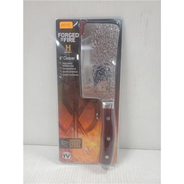 NEW FORGED IN FIRE 6" CLEAVER