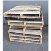 Image 1 : LARGE LOT OF ASSORTED WOOD PALLETS