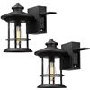 Image 1 : NEW REPACKED EMLIVIAR PAIR OF OUTDOOR WALL LIGHTS