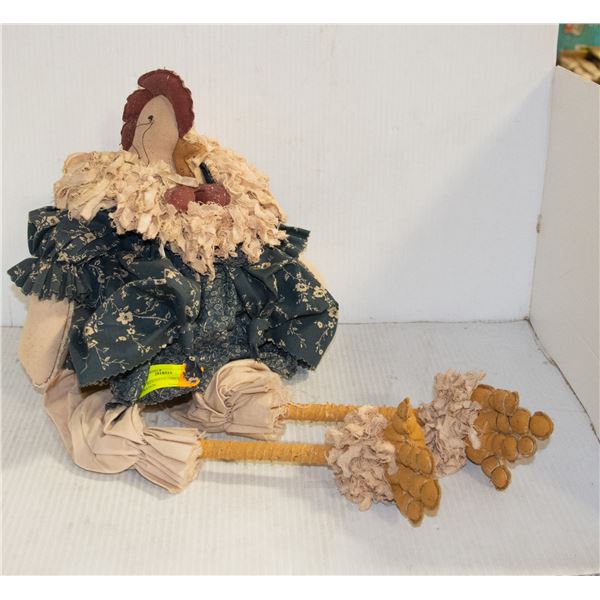 HEAVY WEIGHTED CHICKEN DECORATION