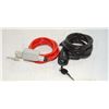 Image 1 : 2 BIKE LOCK CABLES WITH KEYS
