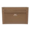 Image 1 : Hermes Brown Leather Citizen Cardholder Wallet