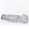 Image 8 : Rolex Ladies Stainless Steel Quickset Meteorite Diamond Lugs Jubilee Datejust Wr