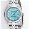 Image 1 : Rolex Ladies Stainless Steel Ice Blue Diamond 26MM Datejust Wristwatch Serviced