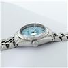 Image 6 : Rolex Ladies Stainless Steel Ice Blue Diamond 26MM Datejust Wristwatch Serviced