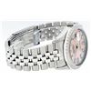 Image 5 : Rolex Mens Stainless Steel Baguette Diamond 36MM Datejust Wristwatch