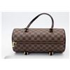 Image 3 : Louis Vuitton Damier Ebene Canvas Leather Papillon 30 cm Shoulder Bag