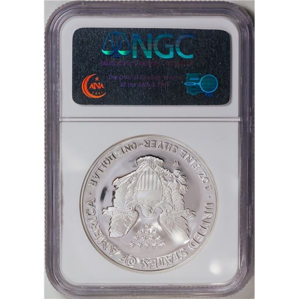 2006-W American Silver Eagle .999 Fine Silver Dollar Coin NGC PF70 Ultra Cameo