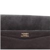 Image 6 : Hermes Vintage Envelope Flap Clutch Doblis Suede Blue