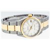 Image 2 : Rolex Womens 2T Yellow Gold And Stainless Steel Midsize 31mm Silver Index Dateju