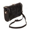 Image 3 : Gucci Black Suede Leather Vintage Clasp Shoulder Bag