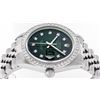 Image 8 : Rolex Mens Stainless Steel Slate Green Diamond 1.40CTW Bezel 36MM Datejust Wrist