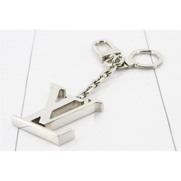Louis Vuitton Silver-tone Metal Initiales Facettes Keyholder