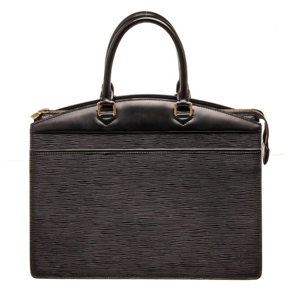 Louis Vuitton Black Epi Riviera Tote Bag