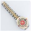 Image 7 : Rolex Ladies 2 Tone Red Vignette String Diamond Lugs & Ruby Datejust Wristwatch