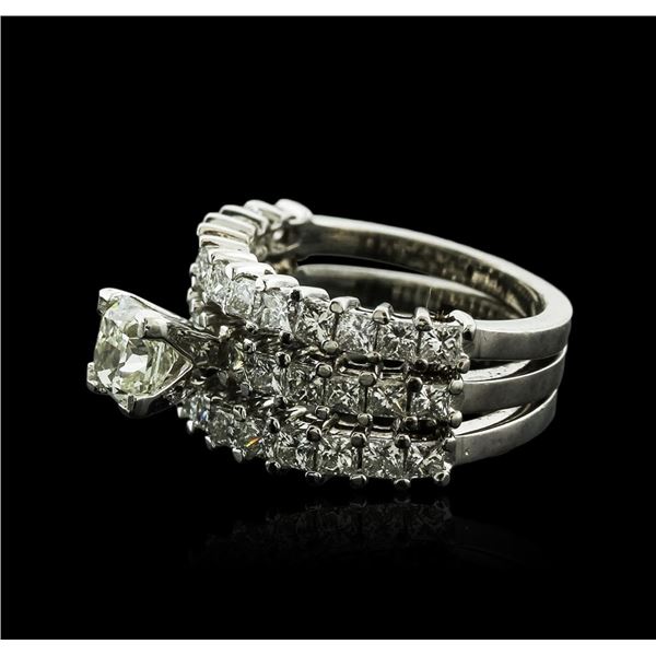 Platinum 2.77 ctw Diamond Ring