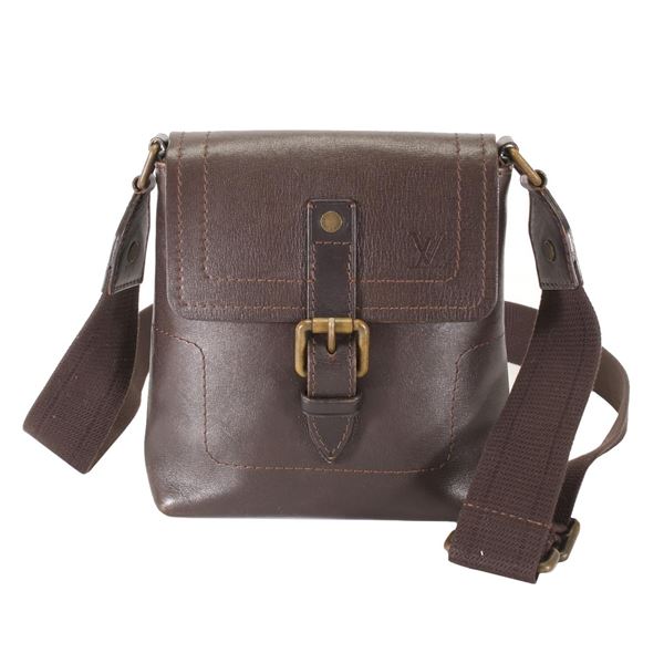 Louis Vuitton Brown Leather Utah Yuma Crossbody Bag