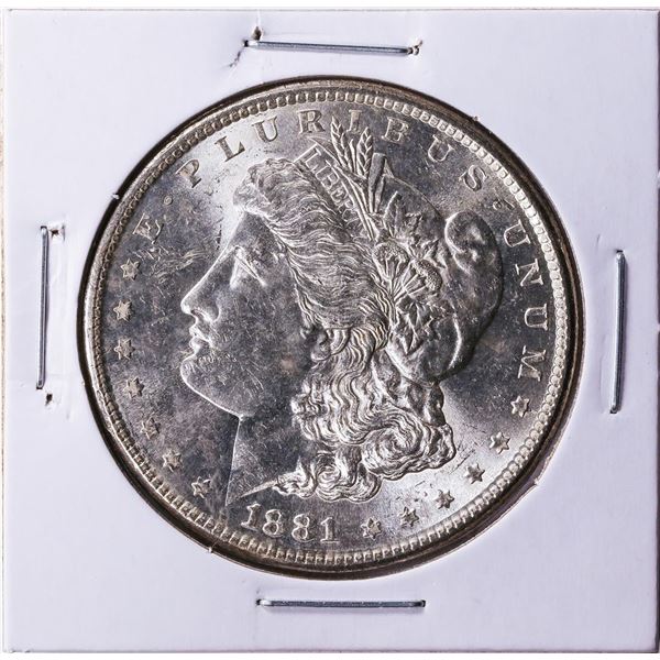 1881-S $1 Morgan Silver Dollar Coin CH BU+