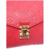 Image 8 : Louis Vuitton Red Empreinte Canvas Leather Pochette Metis Bag