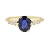 Image 2 : 1.43 ctw Sapphire and Diamond Ring - 14KT Yellow Gold