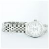Image 4 : Rolex Ladies Stainless Steel White Diamond Quickset Datejust Wristwatch