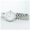 Image 5 : Rolex Ladies Stainless Steel White Diamond Quickset Datejust Wristwatch