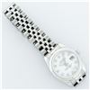 Image 7 : Rolex Ladies Stainless Steel White Diamond Quickset Datejust Wristwatch