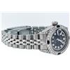 Image 3 : Rolex Ladies Stainless Steel 26MM Blue Diamond Lugs Datejust