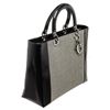 Image 2 : Christian Dior Black Lady Leather Handbag