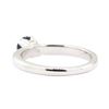 Image 3 : 0.70 ctw Sapphire Solitaire Ring - 14KT White Gold