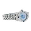 Image 6 : Rolex Ladies Stainless Steel Quickset Blue MOP Diamond Lugs Datejust Wristwatch