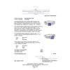 Image 5 : 1.45 ctw Princess Brilliant Tanzanite And Princess Cut Diamond Ring - 18KT White