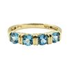 Image 2 : 1.20 ctw Blue Topaz Ring - 14KT Yellow Gold