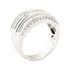 Image 4 : 1.34 ctw Diamond Ring - 18KT White Gold