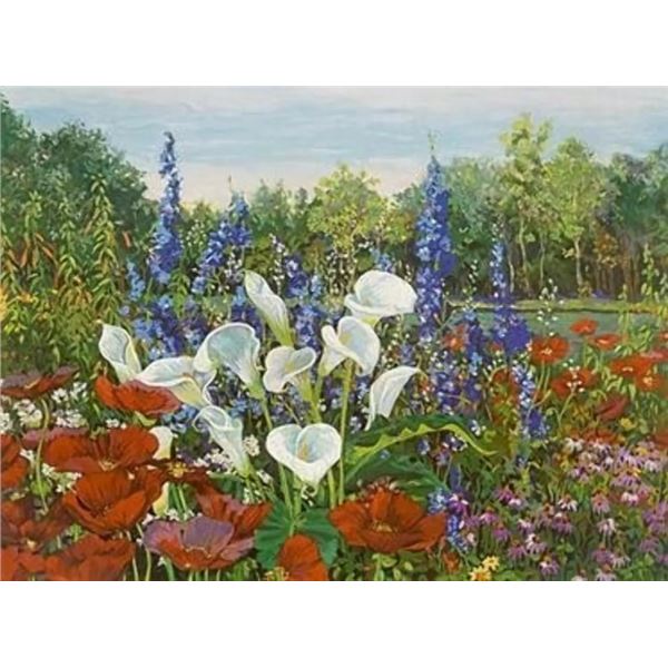 Riverwood Gardens by John Powell on paper