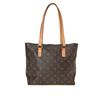 Image 1 : Louis Vuitton Brown Monogram Canvas Leather Cabas Piano Tote Bag
